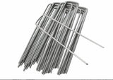 10x Heavy Duty Weed Mat Pins Galvanised Ground Pegs Staples Landscaping Garden