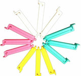 12x Food Bag Storage Clips Freezer Fridge Sealing Pegs Reusable Sealer Bags UK
