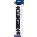 150mm Heavy Duty  Tower Bolt Straight Black Lock Slide Gate Door Latch Shed UK