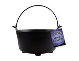 4x Spooky Witch Cauldron Halloween Party Prop Decoration Trick or Treat Basket