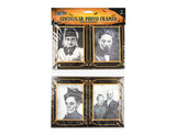 4x Holographic 3D Horror Photo Frames Halloween Lenticular Haunted Picture UK