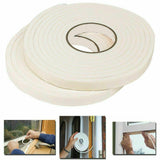 2 X4.5M Foam Draught Excluder Weather Seal Strip Insulation Door Window Tape New