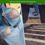 10x Heavy Duty Weed Mat Pins Galvanised Ground Pegs Staples Landscaping Garden