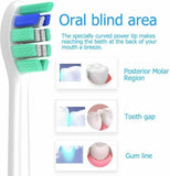 8 Pack  Replacement Toothbrush Heads Compatible with Philips Sonicare Electric Toothbrushes - Buystarget