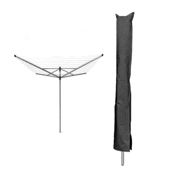 Waterproof Rotary Washing Line Cover Clothes Airer Garden Parasol Umbrellas