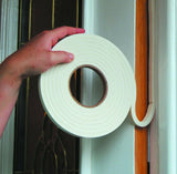 2 X4.5M Foam Draught Excluder Weather Seal Strip Insulation Door Window Tape New