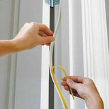 2 X4.5M Foam Draught Excluder Weather Seal Strip Insulation Door Window Tape New