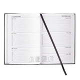 2023 A4 Diary Week to View Desk Hard Back Case Bound Business Dairy Home Office