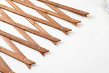 3X 150cm Garden Gardeners Wood Climbing Wooden Expanding Expandable trellis UK