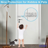 Heavy Duty Chrome Door Bolt Straight Tower Bathroom Gate Latch Lock Slide UK