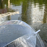4 x Set Rain Umbrellas Dome Birdcage Transparent PVC Wedding Brolly Clear Bubble