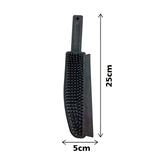 2x Rubber Hand Brush Glass Pet Hair Lint Dirt Carpet Clothes Wet Dry Cleaning