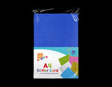 A4 Glitter Card 10Sheets Art Craft Design 260gsm Premium Quality Non Shed UK - Buystarget