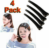 4x Large Crocodile Alligator Hair Clips Sectioning Styling Hairdresser Grips