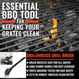 Heavy Duty Barbecue BBQ Wire Cleaning Brush & Scraper Grill Oven Cleaner Tool - Buystarget
