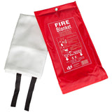 Large Fire Blanket Quick Release Home Office Kitchen Caravan Car Fire Safety