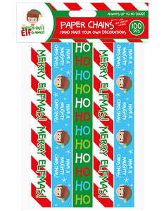 Christmas Paper Chain Strips Party Make Your Own Decoration Art Craft Kit Set