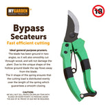 Pruning Shears Strong Carbon Garden Hand Pruner Secateurs Cutter Plants Tool