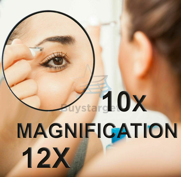 Magnifying Make Up Beauty Mirror Vanity Cosmetic Eye Eyebrow Plucking Zoom