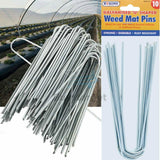 10x Heavy Duty Weed Mat Pins Galvanised Ground Pegs Staples Landscaping Garden