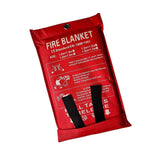 Large Fire Blanket Quick Release Home Office Kitchen Caravan Car Fire Safety