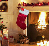 Luxury Red Velvet Christmas Stocking Deluxe Santa Xmas Sack Sock Extra Thick