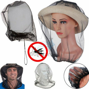 Mosquito Net Hat Insect Bug Mesh Head Face Protector Travel Camping Midge Sun