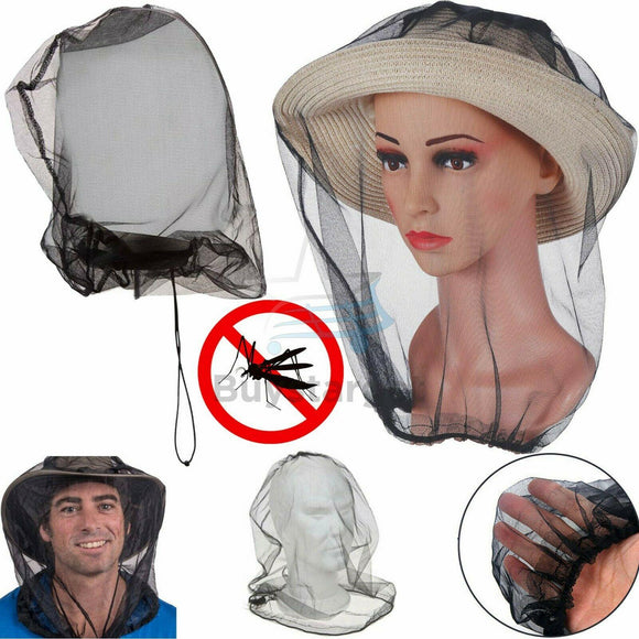 Mosquito Net Hat Insect Bug Mesh Head Face Protector Travel Camping Midge Sun