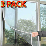 3 PACK Large White Window Insect Screen Mesh - Buystarget