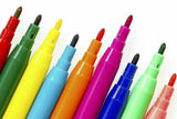 50x Felt Tip Pens Marker Fine Colour Art Craft Colouring Drawing Kid Felt Fibre