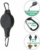 2 x RETRACTABLE HANGING BASKET PULLEY WALL BRACKET HANGING GARDEN PLANT HOOK