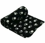Pet Dog Cat Soft Fleece Blanket Kitten Puppy Bed Mat Base Home Car Cute Paw UK