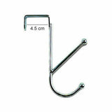 Chrome Dual Hanging Over the Door Hook Clothes Hanger Coat Towel  Rack Storage - Buystarget