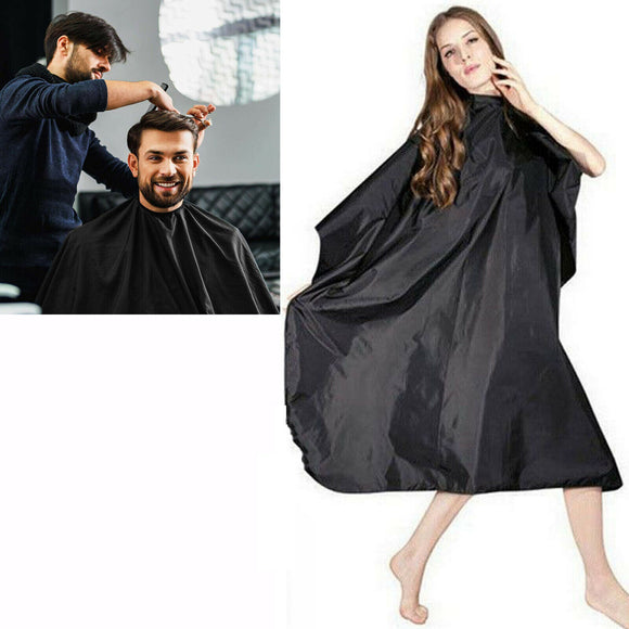 Professional Hairdressing Cape Black Barbers Gown Cover Salon Barber Apron Cut