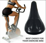 Black Universal Bicycle Bike Seat Extra Comfort Sporty Soft Pad Cushion Padded
