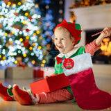 Luxury Red Velvet Christmas Stocking Deluxe Santa Xmas Sack Sock Extra Thick