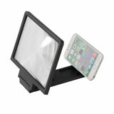 Phone Screen MAGNIFIER Mobile 3D Amplifier Video Smart FOLDING Stand Foldable