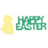 Happy Easter Confetti Decoration Table Scatter Chicks Eggs Bunnies Art Craft