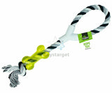 2 x Heavy Duty Large Strong Pull Rope Toy With Chew Bone Tug Toy Fetch Puppy Dog - Buystarget