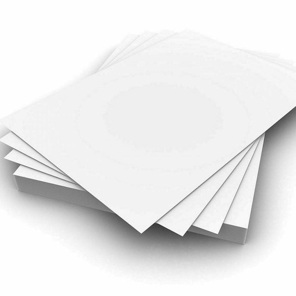 25 Sheets A2 White Corrugated Cardboard – Great For Crafts, Packing & DIY Projects