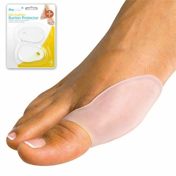 4 Pack Gel Cushion Bunion Protector Hallux Valgus Splint Toe Pad Straightener