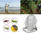 2x Midge Mosquito Head Net Insect Hat Bug Mesh Face Protector Travel Camping
