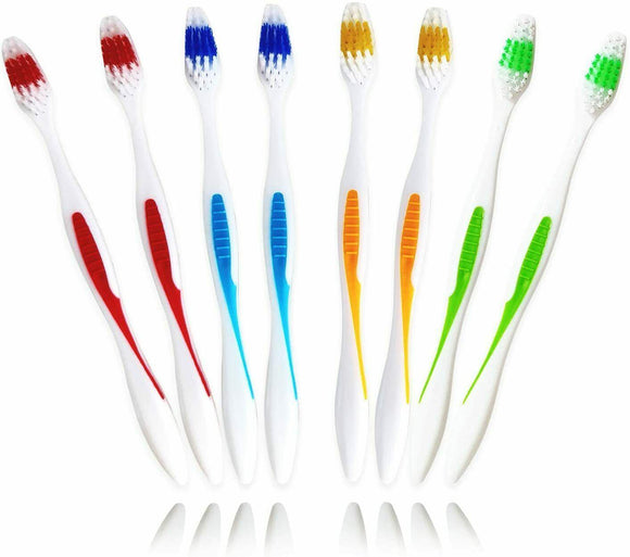 6 Pack EASY GRIP TOOTHBRUSHES Oral Dental Care Clean Hygiene Home Holiday
