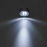 4x Ultra Bright LED Push Night Light Under Cupboard Cabinet Stairs Shelf Stick