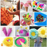 20x Large Multi Coloured Tissue Paper Sheets Assorted Gift Wrapping 66x50cm UK