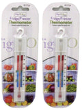 2x Handy Fridge Freezer Thermometer Kitchen Appliance Hanging Hook Temperature
