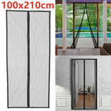 Mesh Insect Repellent Door Screen Magnetic Insect Fly Mosquito Bug Curtain UK