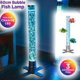 LED Bubble Lamp RGB Colour Changing Novelty Light Tower Sensory Lighting Fish
