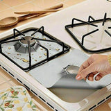 4x Reusable Gas Cooker Stove Hob Protector Liner Non Stick Reversible Cover UK