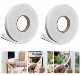 2 X4.5M Foam Draught Excluder Weather Seal Strip Insulation Door Window Tape New